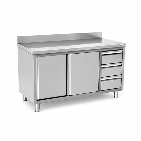 Werkkasten Met 3 Laden En Opstaande Rand