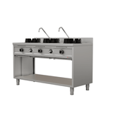 Gas Wok Cooker – 3 x 15 kW – 3 Cooking Zones