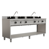 Gas Wok Cooker – 3 × 15 kW – 3 Cooking Zones