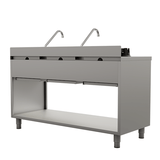 Gas Wok Cooker – 3 x 15 kW – 3 Cooking Zones