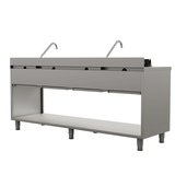 Gas Wok Cooker – 3 × 15 kW – 3 Cooking Zones
