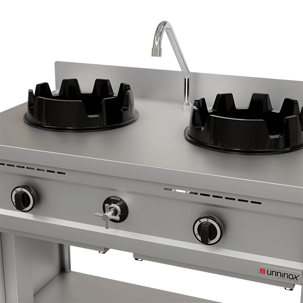 Gas Wok Cooker – 2 x 15 kW – 2 Cooking Zones