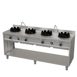 Gas Wok Cooker – 3 × 15 kW – 3 Cooking Zones