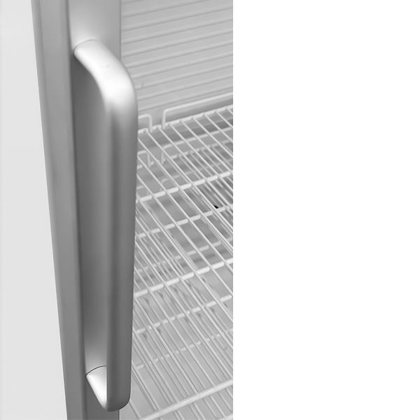 Refrigerator | 630 Liters | White + Glass | +2°C to +8°C | Ventilated Cooling | 775 × 735 × 1920 mm