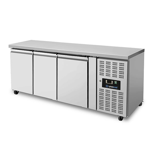 Freezer Worktop - 3 Doors - No Upstand - 179 × 70 × 85 cm