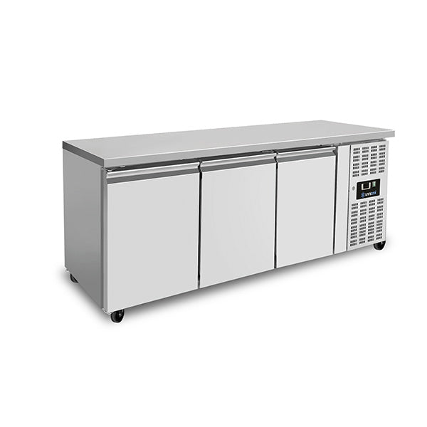Freezer Worktop - 3 Doors - No Upstand - 179 × 70 × 85 cm