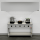 Gas Wok Cooker – 3 x 15 kW – 3 Cooking Zones