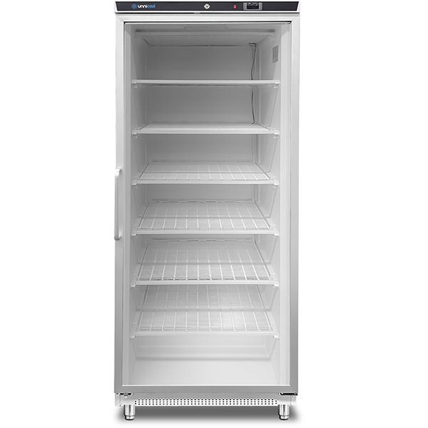 Freezer | 630 Liters | White + Glass | –18°C to –22°C | Ventilated Cooling | 775 × 735 × 1920 mm