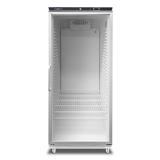 Refrigerator | 630 Liters | White + Glass | +2°C to +8°C | Ventilated Cooling | 775 × 735 × 1920 mm