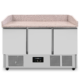 Pizza Counter Refrigerator | 350 Liters | 3 Doors (1/1 GN) | +2 °C to +8 °C