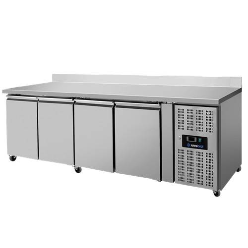 Refrigerated Counter - 4 Doors - 2230 x 700 x 850 mm