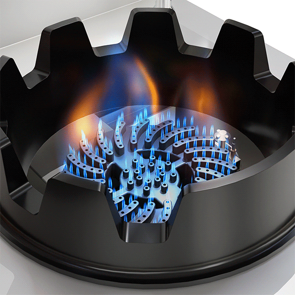 Gas Wok Cooker – 3 x 15 kW – 3 Cooking Zones