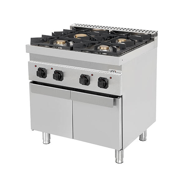 Gas Range with Cabinet Base 4 Burners