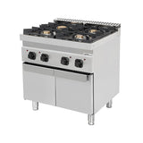 Gas Range with Cabinet Base 4 Burners