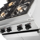 Gas Range with Cabinet Base 4 Burners