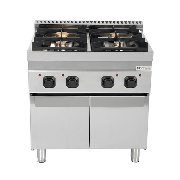 Gas Range with Cabinet Base 4 Burners