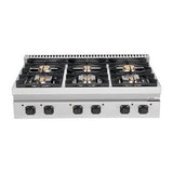 Gas Range – 44 kW – 6 Burners