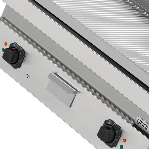 Electric Griddle – 1/2 Smooth + 1/2 Ribbed Chrome – E70GP20B+GSC