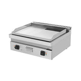 Electric Griddle - 1/2 Smooth + 1/2 Ribbed Chrome - E70GP20B+GSC