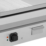 Electric Griddle – 1/2 Smooth + 1/2 Ribbed Chrome – E70GP20B+GSC