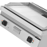 Electric Griddle – 1/2 Smooth + 1/2 Ribbed Chrome – E70GP20B+GSC