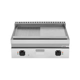 Electric Griddle - 1/2 Smooth + 1/2 Ribbed Chrome - E70GP20B+GSC