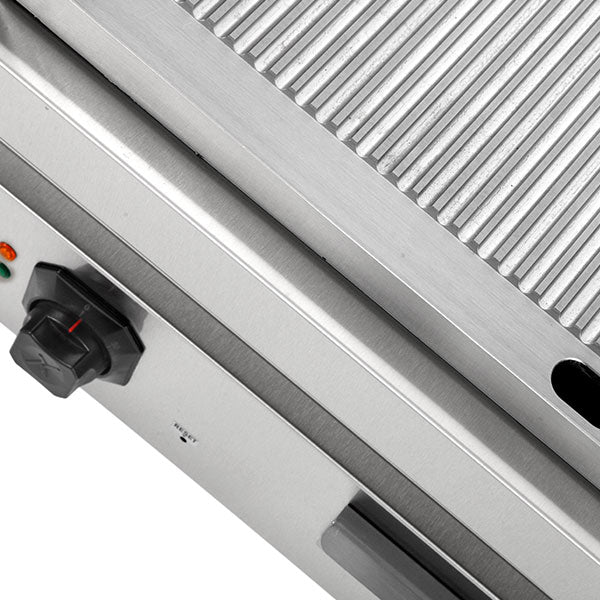 Electric Griddle – 1/2 Smooth + 1/2 Ribbed Chrome – E70GP20B+GSC
