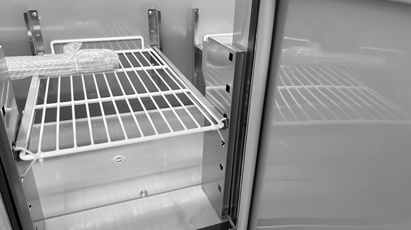 Saladette with Glass Structure | 2 Doors | Static Cooling | 90 × 70 × 85 (H) cm