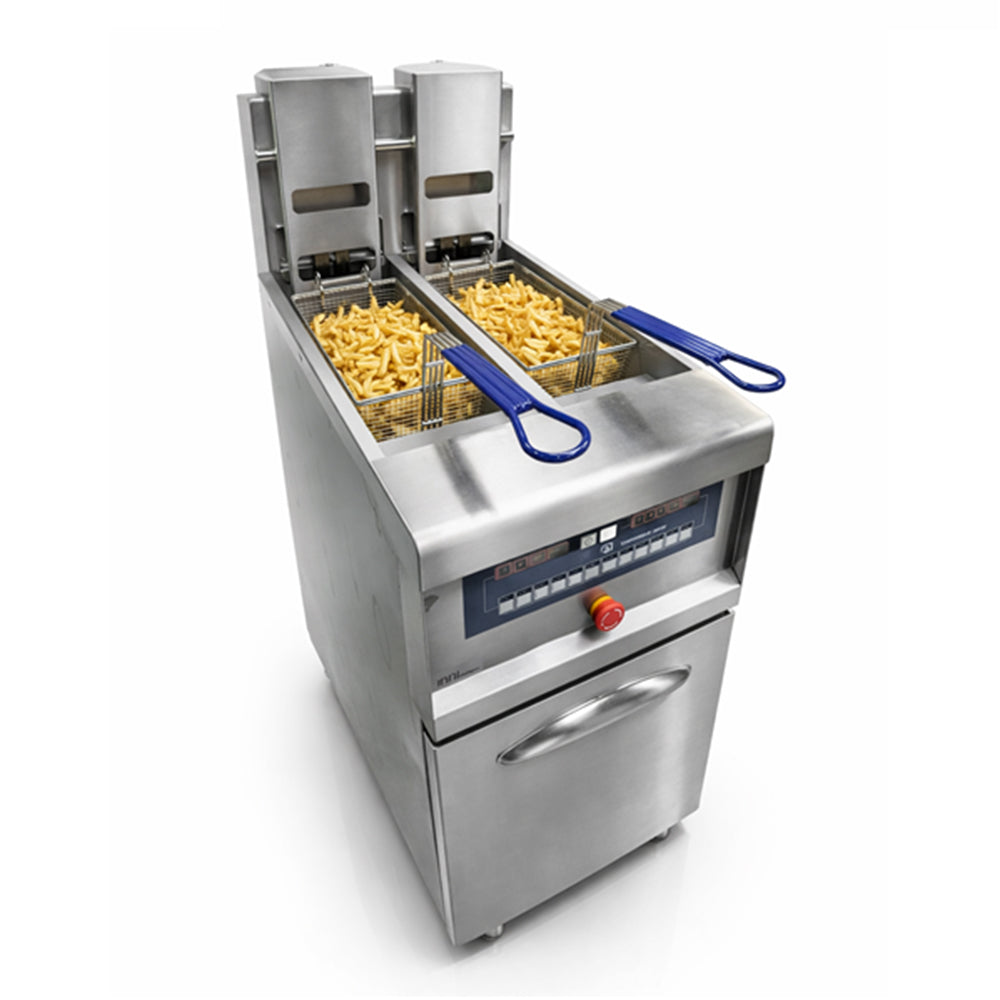 DuoLift Pro Digital Deep Fryer 2×13.5 Liter with Automatic Basket Lift
