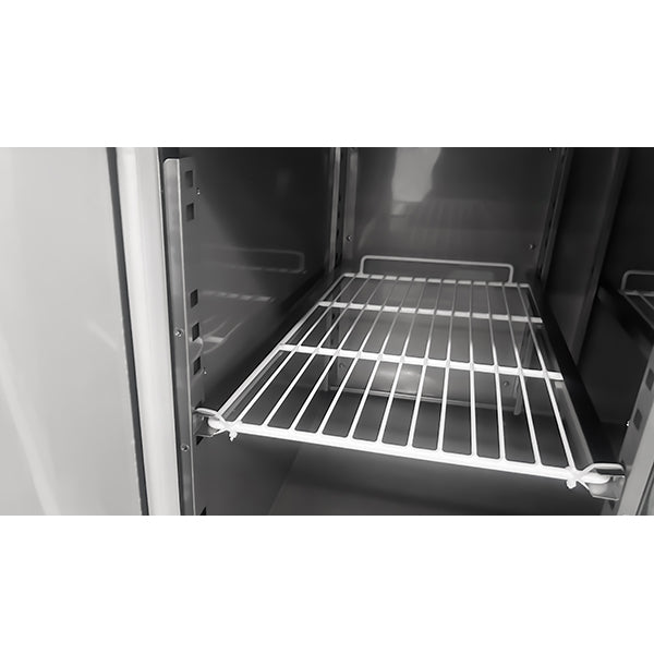 Refrigerated Counter - 4 Doors - Without Rear Upstand - 2230 × 700 × 850 mm