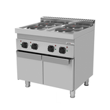 Electric Range with 4 Plates and Base Cabinet – E70C20-K