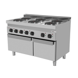 Electric range with 6 hotplates and electric oven – E70FEO30-K