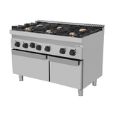 Gas range with electric oven – 6 burners – E70FGO30-K