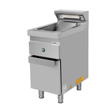 Stainless Steel Fry Warmer with Base Cabinet