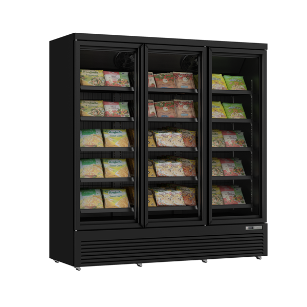 Freezer With 3 Glass Doors – 1530 Liters