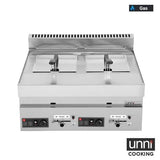 Gas Fryer – 2 × 8 L