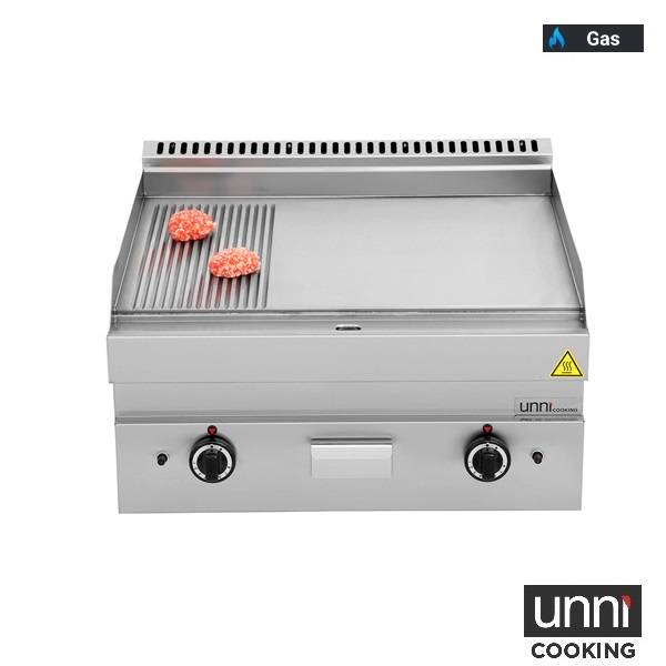 Gas Griddle – 1/3 Ribbed – 2/3 Smooth