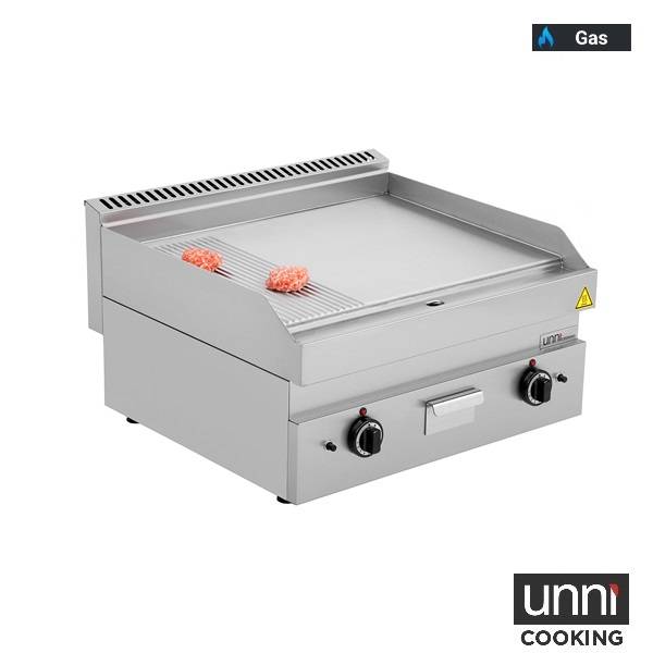Gas Griddle – 1/3 Ribbed – 2/3 Smooth