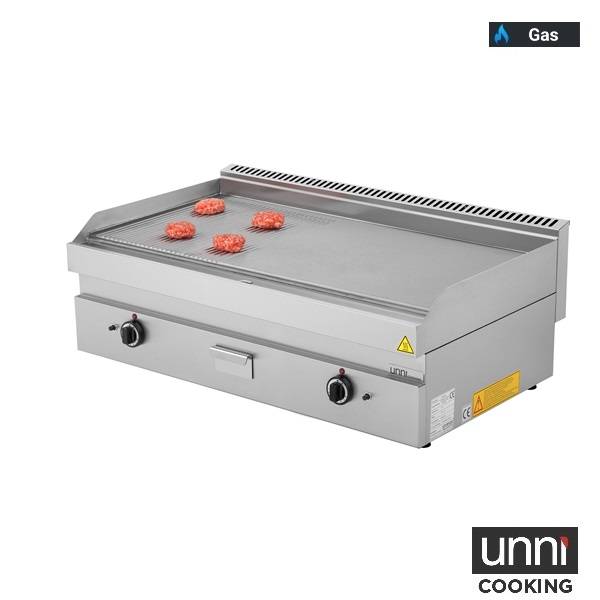 Gas Griddle - 1/3 Ribbed - 2/3 Smooth