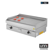 Gas Griddle - 1/3 Ribbed - 2/3 Smooth