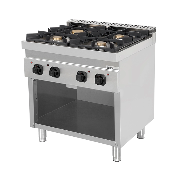 Professional Gas Range 4 Burners – 28.5 kW