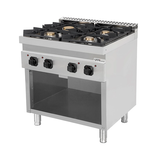 Professional Gas Range 4 Burners – 28.5 kW