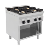 Professional Gas Range 4 Burners – 28.5 kW