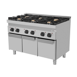 6-Burner Gas Range with Base Cabinet – 44 kW – G70C30-K