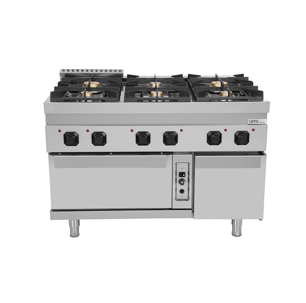 Gas Range with Gas Oven – 6 Burners – G70FGO30-K