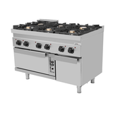 Gas Range with Gas Oven – 6 Burners – G70FGO30-K