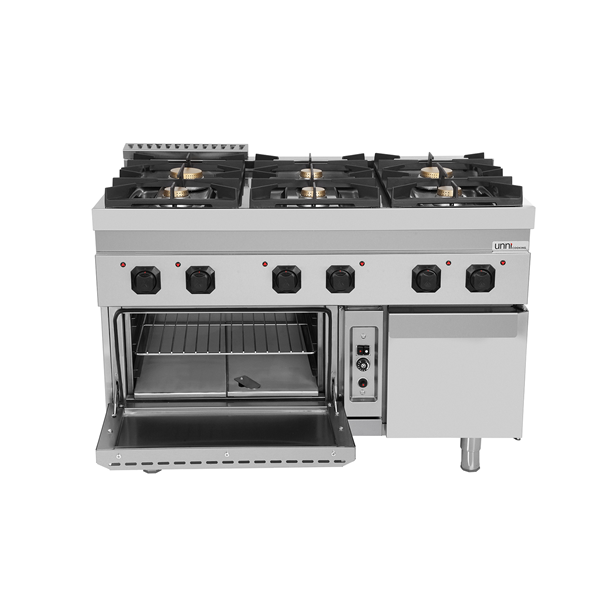 Gas Range with Gas Oven – 6 Burners – G70FGO30-K