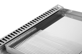 Gas Griddle - 1/2 Smooth / 1/2 Ribbed Chrome - G70GP20B+GSC