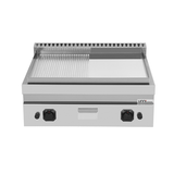 Gas Griddle - 1/2 Smooth / 1/2 Ribbed Chrome - G70GP20B+GSC