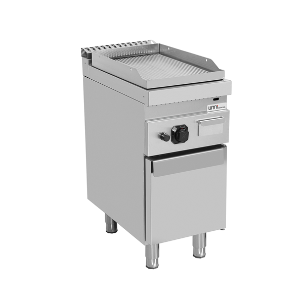 Gas Griddle – Ribbed/Chrome – G70GP10+GC-K